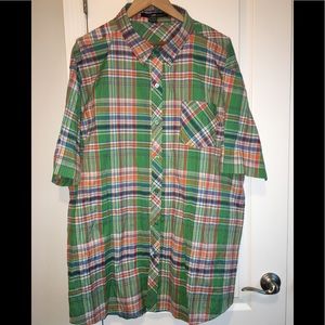 Men’s 3x plaid shirt